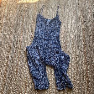 Leopard print jumpsuit